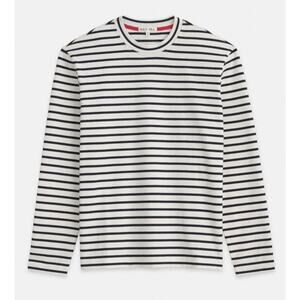 Alex Mill Matt Long Sleeve Breton Stripe Shirt Men's Size Large Blue/White